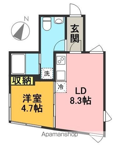 ＳＯＵ羽根木 301号室 間取り