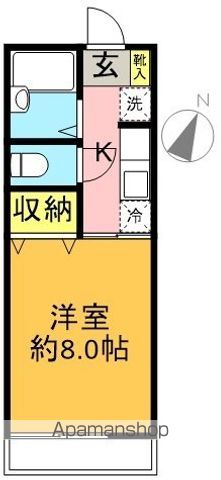 エルデ明大前 105号室 間取り
