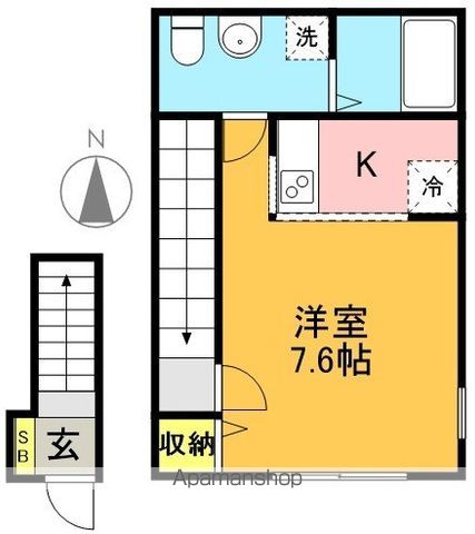 サウスウィンド西永福 201号室 間取り