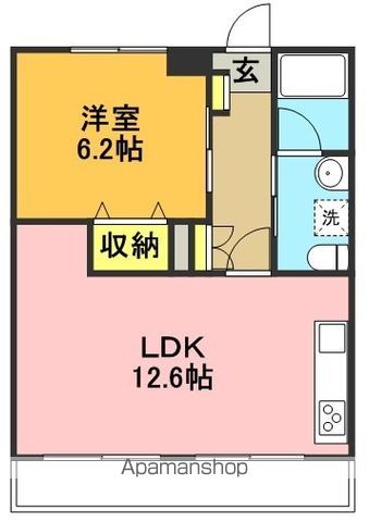 コンフォール 303号室 間取り