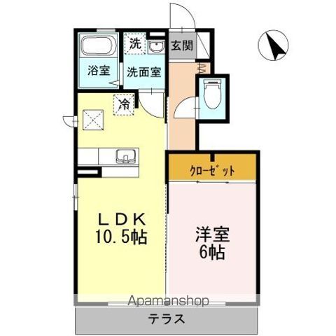 ガーデン久我山 102号室 間取り