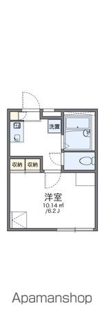 レオパレスフルール 102号室 間取り