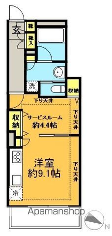 アージョ世田谷東松原Ｄｕｅ 305号室 間取り