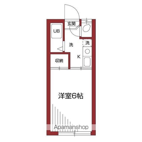 パルテール千歳烏山 205号室 間取り