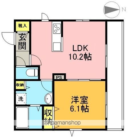 ゆりの木テラス経堂 202号室 間取り