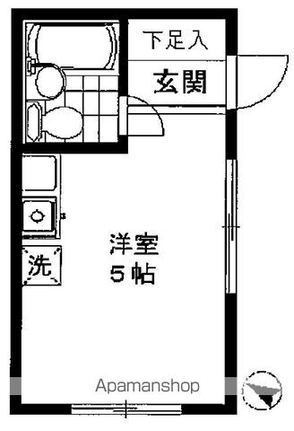 ソレイユ経堂 202号室 間取り
