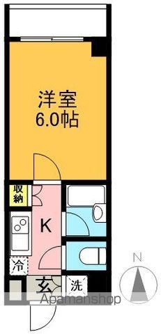 ルーブル浜田山 403号室 間取り
