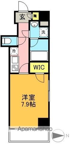 ＧｒａｎＤｕｏ下北沢１１ 704号室 間取り
