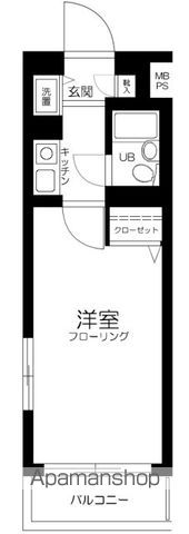 グランドコート八幡山 301号室 間取り