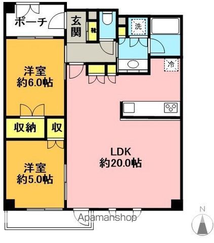 コスモ下高井戸ステーションアベニュー 1004号室 間取り