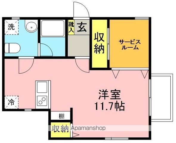 ＡＬＶＥＲ代田橋 201号室 間取り