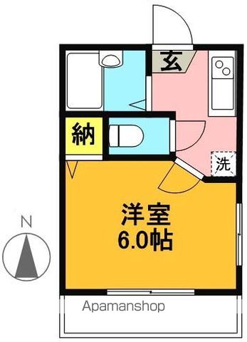 エリールミサキ 303号室 間取り