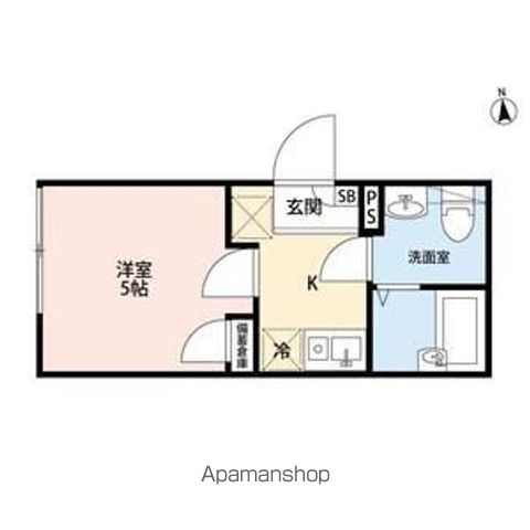 Ｃｉｅｌ　Ｋａｍｉｋｉｔａｚａｗａ 101号室 間取り