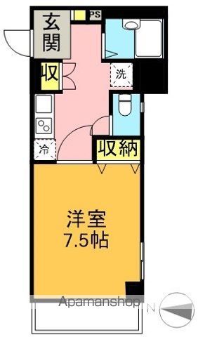 パークウェル下北沢 202号室 間取り