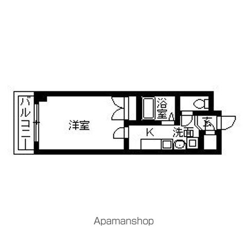 ハニーコート 206号室 間取り