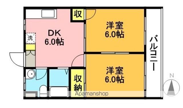 ロイヤルコーポ和泉 105号室 間取り