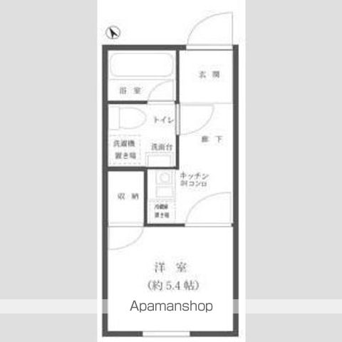 ＭＡＸＩＶｂａｓｉｃ笹塚 206号室 間取り