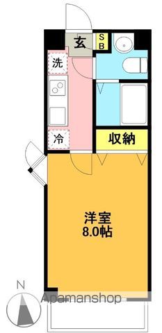 石倉ハイム 301号室 間取り