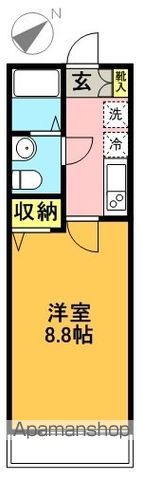 ＸＥＢＥＣ高井戸 203号室 間取り