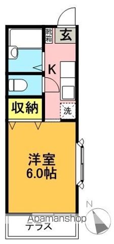ベルメゾン 101号室 間取り