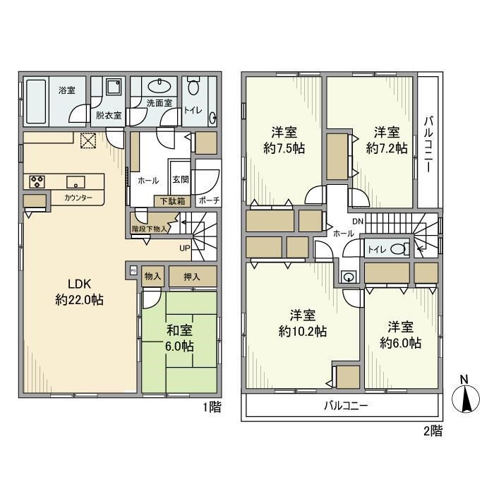 代沢戸建(2-37-3) 間取り
