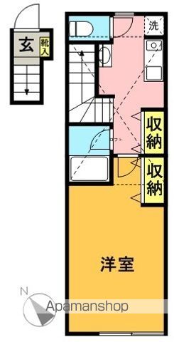 ＲＯＷ　ＨＯＵＳＥ　西永福 204号室 間取り