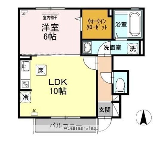 アストルム 105号室 間取り