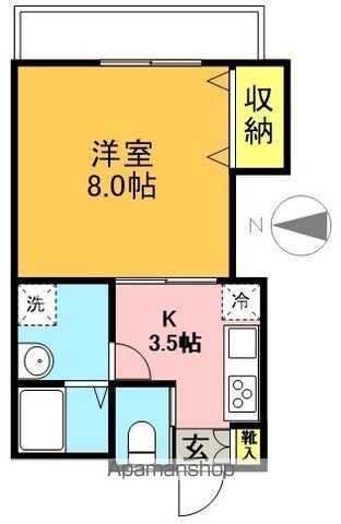 サンエート 15号室 間取り