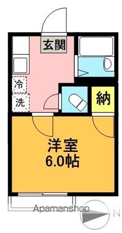 松原ハイツ 103号室 間取り