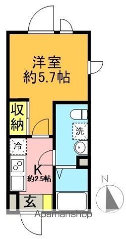 ＳＴＲＩＰＥＳ豪徳寺 104号室 間取り