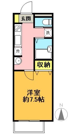 エレビア東松原  間取り図