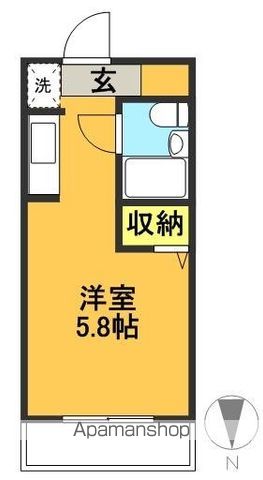インプルーブ高井戸 516号室 間取り