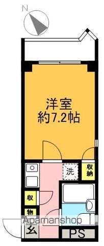 藤和シティコープ代田 206号室 間取り
