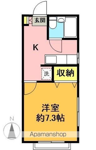エムパリック 2-A号室 間取り