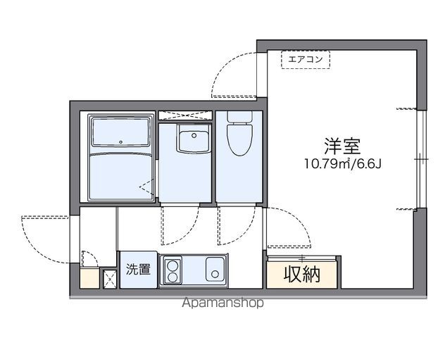 レオネクストライネ 102号室 間取り
