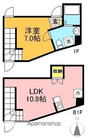 Ｌｏｔｕｓ明大前 102号室 間取り