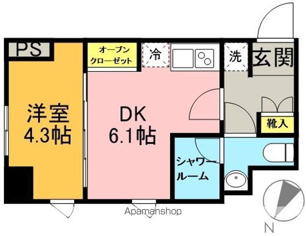 ＡＩＦＬＡＴ明大前 209号室 間取り