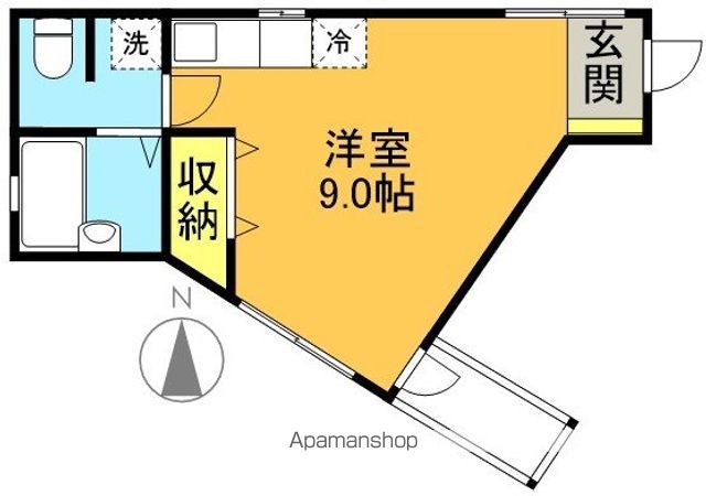 メゾンＫ 102号室 間取り