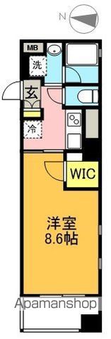 ビイルーム下北沢 204号室 間取り