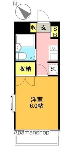 ポントワーズ代田 201号室 間取り