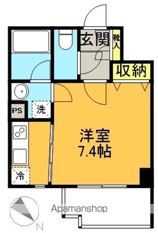 クレヴィスタ代田橋 603号室 間取り