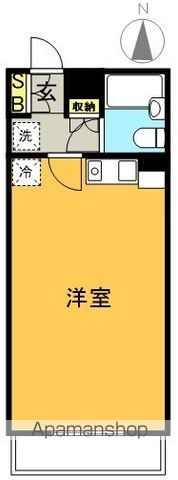 豪徳寺アムフラット 106号室 間取り