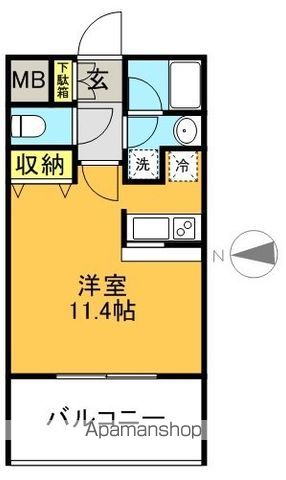 サンクレール高井戸 803号室 間取り