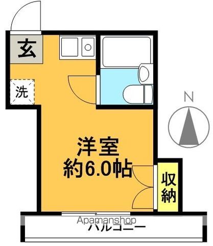 エスコート・ユーアイ 302号室 間取り