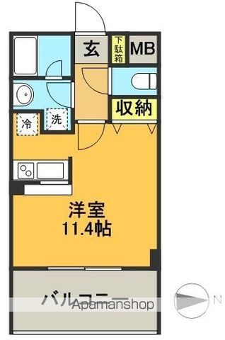 サンクレール高井戸 416号室 間取り