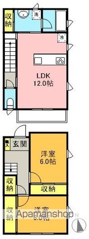 寿ハウス A号室 間取り