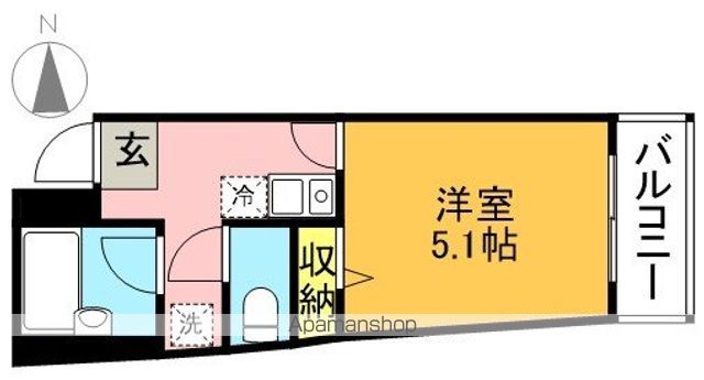 ディアコート代田 305号室 間取り