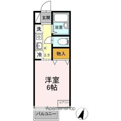 ドルフ北烏山　Ｂ 207号室 間取り