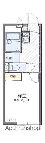 レオパレス経堂 207号室 間取り
