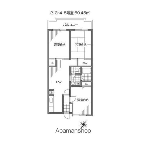 ウィンダム宮前 505号室 間取り